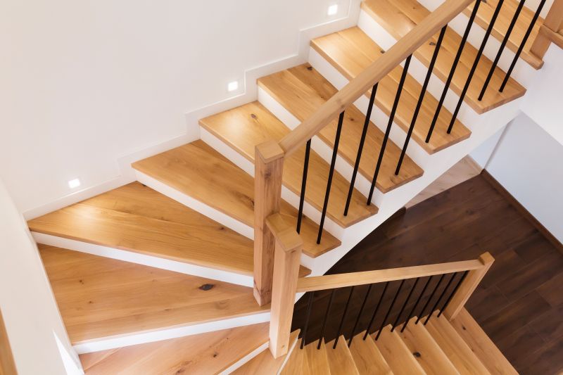 Contemporary Wood Railings